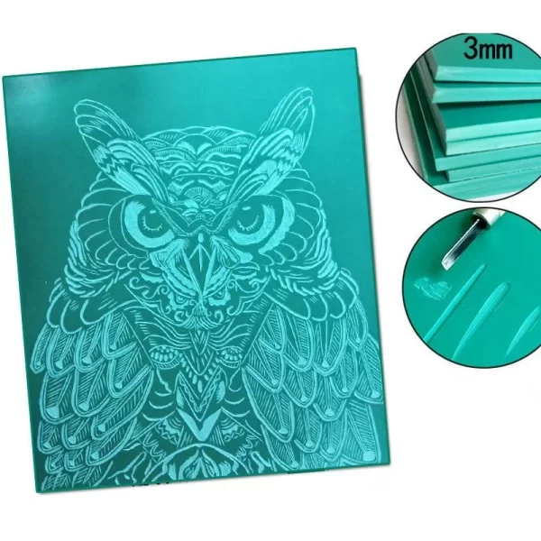 tấm cao su khắc bản in