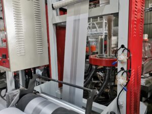 máy thổi màng PE mini